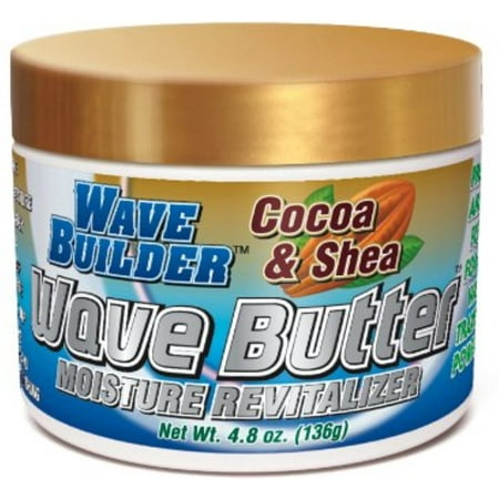 WaveBuilder Cocoa & Shea Wave Butter Moisture Revitalizer, 4.8 oz (Pack of 4)