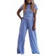 thumbnail image 5 of Top básico para mujer Pantalones holgados Túnica de manga corta Top Pantalón largo Traje de vacaciones FLhrweasw Para estrenar, 5 of 8