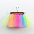 thumbnail image 5 of WOYY Toddler Girls Rainbow Colorful Ballet Dance Performance Tutu Skirt, Sizes 2-11, 5 of 5