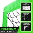 thumbnail image 6 of RUNBOW 9x5 ft Portable Kids Soccer Goal with Carry Bag - Lightweight, Durable Backyard Soccer Net for Youth Practice, Training, and Games (Green, 1 Pack), 6 of 6