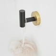 thumbnail image 4 of 5-Piece Stainless Steel Wall Mounted Bathroom Hardware Set Matte black and brushed nickel gold, 4 of 5