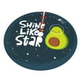 thumbnail image 3 of Kll 48" Christmas Tree Skirt Avocado In Space1 Xmas Tree Skirts Mat For New Year Xmas Holiday Party Indoor Outdoor Home Decoration, 3 of 9