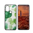 thumbnail image 1 of Compatible with Moto G Power 2022 Phone Case, Green Case Silicone Protective for Teen Girl Boy Case for Moto G Power 2022, 1 of 1