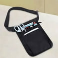 thumbnail image 6 of Nurse Fanny Pack ,Nursing Organizer Pouch Multi Compartment Adjustable Practical Black, 6 of 8