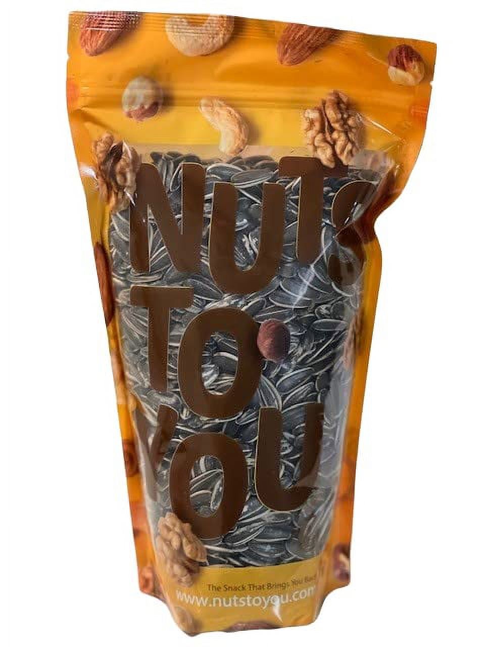 4LB Raw Whole Sunflower Seed in Shell by Nuts to You | Essential Vitamins & Minerals | Healthy Superfood Snack