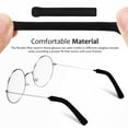thumbnail image 3 of Raindrops 2Pares Almohadillas Para Patas De Gafas Negro Protector Flexible Para Evitar Daños Y Resbalar, 3 of 7