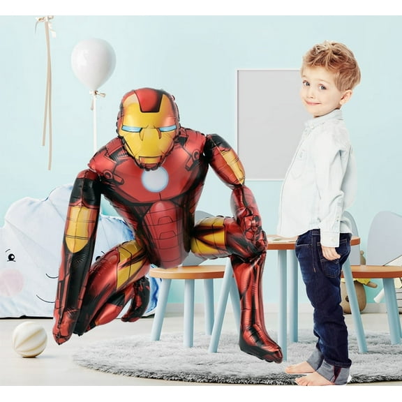 3D Superhero Balloons Ironman Balloon Birthday Party Balloon Foil Balloon Iron Man Balloons