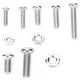 thumbnail image 5 of 200Pcs Cruz tornillo tuerca inoxidable Nickeling Hardware herramientas para instrumentos clasificados, 5 of 8