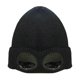 thumbnail image 1 of Unisex Goggle Beanie Knitted Winter Chunky Beanie Hat, 1 of 2
