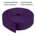 thumbnail image 3 of Uxcell Taekwondo Colored Ranking Belt, Polyester Martial Arts Judo Karate Belt for Coach Teaching Practices Purple 7.2 ft, 3 of 5