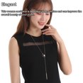 thumbnail image 3 of Qarigey Mujeres tipo largo suéter de perlas collar boda fiesta banquete chica diseño Simple aleación colgante cuello joyería regalo de Ropa, zapatos y accesorios Miscelánea Oro, 3 of 6