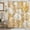 White and Gold, variant on Luxury Pink and Gold Butterfly Floral Shower Curtain, Elegant Marble Rose Modern Texture Shower Curtains for Bathroom Decor, Elegant Golden Fluid Aesthetic Bath Curtain Set with Hooks, 72X84IN
