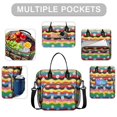 thumbnail image 2 of Pioneer Flower Floral Print Pattern Womens Lunch Box for Work,Insulated Large Lunch Bag,Leakproof Adult Lunch Bag for Work,Beach,Travel,Picnic,Camping, 2 of 6
