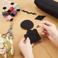 thumbnail image 4 of 1 Roll Polyester Felt Sticker Rectangle Black 300x40x0.09cm 3m/roll, 4 of 7