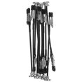thumbnail image 1 of 12pcs Stainless Steel Alligator Clips Display Stand With Magnetic Bendable Base Rubber Soft Head For Model Painting Price Tags Place Cards Desk Organi, 1 of 2