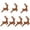 4"-7Pcs, variant on 3D Light-Up Wooden Reindeer Christmas Decor, Warm Backlit Peel & Stick Entryway Glow, Handmade Real Wood LED Reindeer Christmas Wall Decor for Living Room, Bedroom, Fireplace (5.9"-1Pc)
