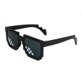 thumbnail image 5 of gafas de mosaico gafas de sol divertidas bidimensionales mi mundo personalidad gafas de sol pixeladas, 5 of 5