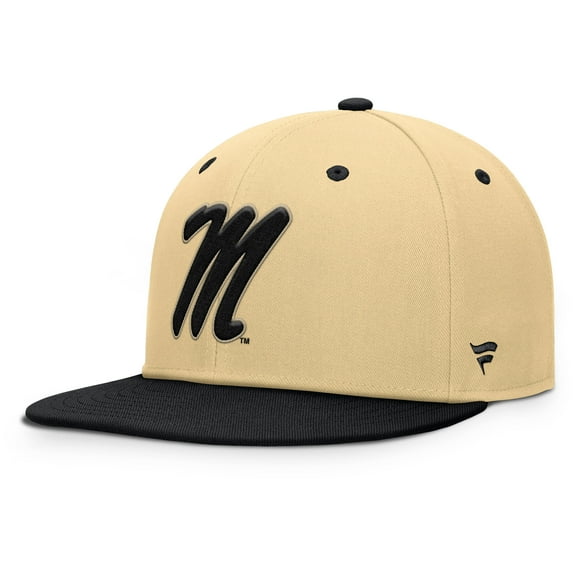 Men's Fanatics Khaki/Black Ole Miss Rebels Balance Fitted Hat