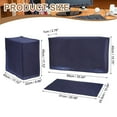 thumbnail image 2 of Uxcell 3Pcs 34" Computer Dust Cover Set of Monitor Keyboard Computer Host, 2 of 6