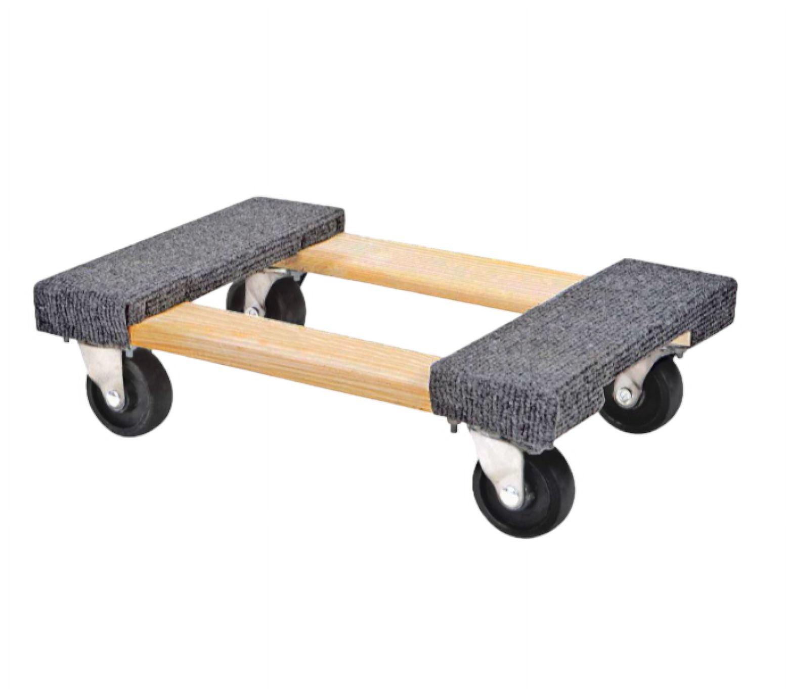 Franklin Moving Dolly 18 x 12 in Hardwood Swivel Casters Mover, 1000 lbs Capacity Furniture Dolly.
