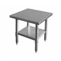 24" x 18" x 35", 430 stainless steel worktable, flat top, comes in set