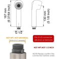 thumbnail image 2 of 2025 Latest Model Kitchen Faucet Head Replacement: Pull-Out Sprayer Head, 2 of 5