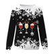 thumbnail image 2 of Gibobby Sudadera de Navidad para mujer informal de casa con estampado navideño para mujer(AF,G), 2 of 4