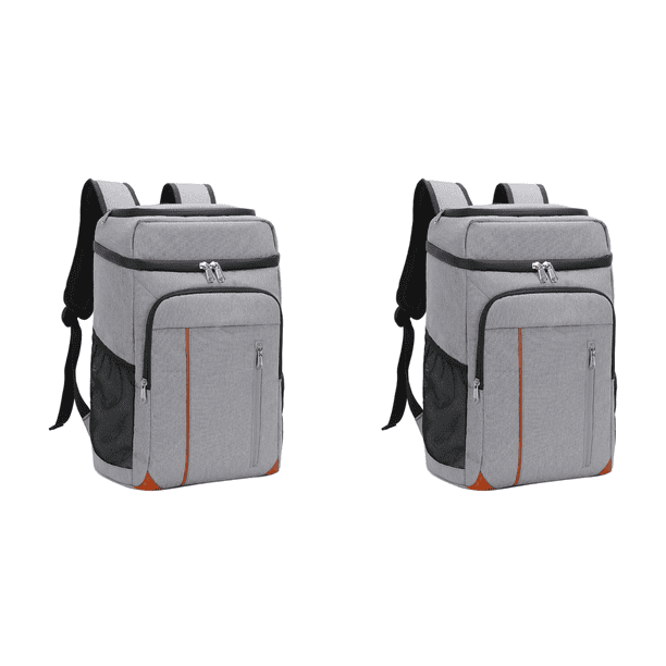 Mochila Fresca para Acampar Ligera Playa Senderismo Barbacoa (gris)