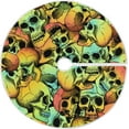 thumbnail image 1 of FMSHPON Colored Skulls Xmas Christmas Tree Skirt Stand Mat for Holiday Party Decoration Indoor Outdoor 36 inches, 1 of 6