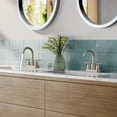 thumbnail image 2 of WB-39035BN Celestine Centerset Bathroom Faucet with Drain Assembly, 2-handle Bathroom Sink Faucet, 2 of 5