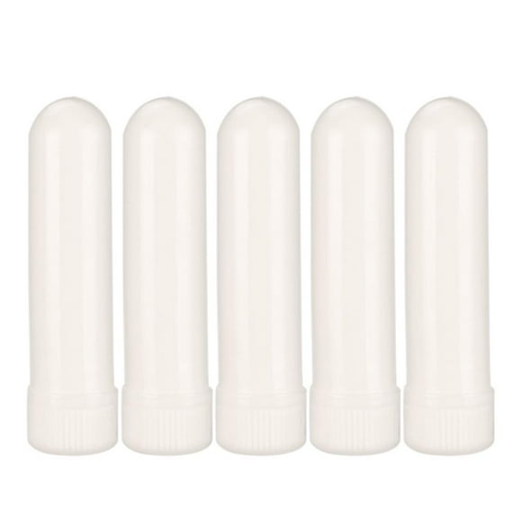 Tubos Paquete De 5/paquete De 10 Botellas De Inhalador De Aceite Esencial Tubos De Inhalador Nasal Vacíos Para Aromaterapia Tubos De Plástico Con Mecha