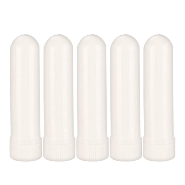 Tubos Paquete De 5/paquete De 10 Botellas De Inhalador De Aceite Esencial Tubos De Inhalador Nasal Vacíos Para Aromaterapia Tubos De Plástico Con Mecha