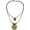 Green, variant on 1Pc Long Boho Necklaces for Women,Leather Cord Wooden Disc Round Pendant Necklace,Vintage Western Country Jewelry