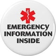 thumbnail image 2 of Medical Alert Emergency Information Inside 2.25” Large Magnet Health, 2 of 4