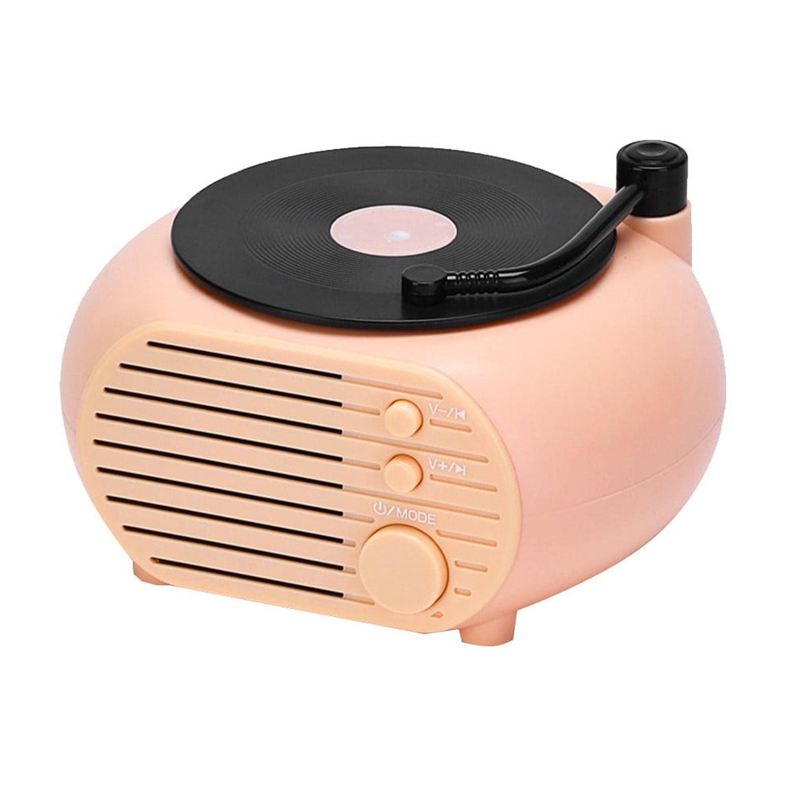 Speakers Bluetooth Wireless,5W Bluetooth 5.3 Vinyl Record Player Bluetooth Speaker Usb Charging Mini Portable Wireless Speaker Wonderful Speaker Gifts Family Gatherings Outdoor