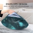 thumbnail image 4 of Yayeee Pillowcase King Size Set of 2 Satin Wrinkle Resistant Pillow Case, Magical Forest, 4 of 7