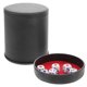 thumbnail image 2 of 1 juego de dados silenciosos con base, vaso de dados con reducción de ruido y dados, de cuero sintético, para accesorios de juegos de fiesta y KTV Juego de dados silenciosos, 2 of 8