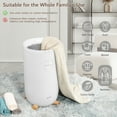 thumbnail image 3 of Keenray Towel Warmer for Bathroom, Luxury Towel Warmer Bucket with Timer, LED Display for Time and Temperature, Delay Time Up to 24 Hours, Child Lock, Hot Towel Heater, Gifts for Mom,Dad,Him,Her, 3 of 8