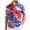 Blue, variant on 250 Anniversary Usa Shirt Men Patriotic Hawaiian Shirt for Men - Vintage Beach Vacation Summer Button Down Shirt for 4th of July(Brick Red,S)