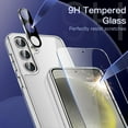 thumbnail image 6 of JETech 5 in 1 Case for Samsung Galaxy S24 5G with 2-Pack Each Tempered Glass Screen Protector and Camera Lens Protector, Non-Yellowing Shockproof Bumper Phone Cover (Clear), 6 of 7