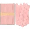 CraftySticks- 50 Pack 6 Inch Pastel Pink Painted Wood Craft Sticks, Jumbo Popsicle Sticks for Crafts, Learning and STEM Basics