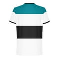 thumbnail image 3 of Khunlpohl Striped Short Sleeve for Mens Crewneck Basic Casual Tshirts Color Block Summer Loose Tees Tops, 3 of 5