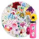 thumbnail image 2 of Lote de 50 pegatinas de flores bonitas y bonitas, pegatinas de plantas impermeables, pegatinas decorativas para botellas de agua, portátiles, maletas, etc. TUNC Sencillez, 2 of 5