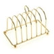 thumbnail image 4 of Soporte para pan, pan tostado, soporte para alimentos, decoración de encimera, estante para hornear Oro, 4 of 9