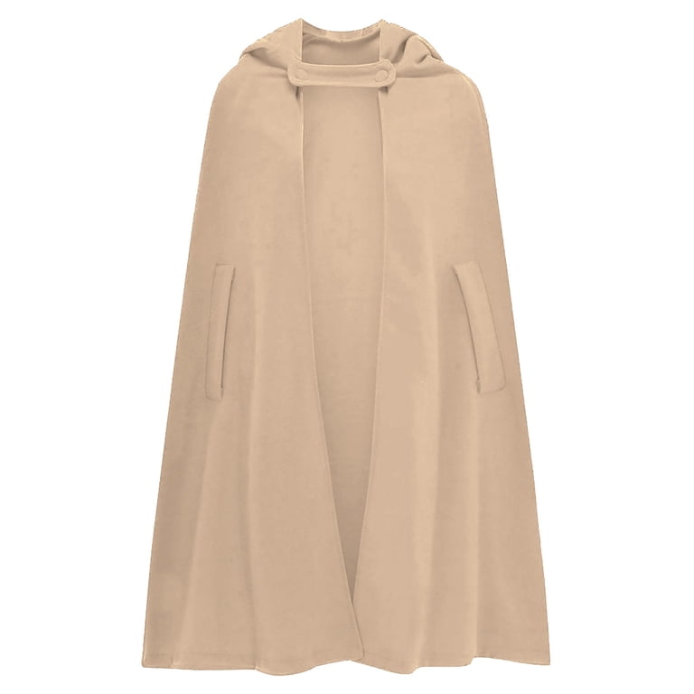 【ORGUE】Cape trench coat MuZeFu Women Trench Coat Open Front Cardigan Jacket Coat Shawl