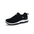 thumbnail image 1 of Oucaili Mocasines para hombre zapatillas sin cordones mocasines para caminar, conducir ligeros, cómodos para caminar zapatos sin cordones, 1 of 6