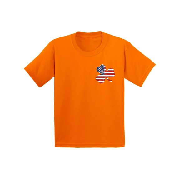 Awkward Styles St Patrick Shirts Irish Clover Shirt American Flag Tshirt St. Patricks Day T Shirt for Kids Lucky Shamrock Shirt Irish Gifts for Kids American Irish Pride Shirt St Paddy's Day Shamrock