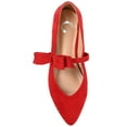 thumbnail image 5 of Journee Womens Aizlynn Ballet Pointed Toe Slip On Dress Flats, Widths Available, 5 of 9