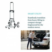 Takira Stair Climbing Cart - Heavy Duty Hand Truck with Silent Wheels for Stairs & Flat Surfaces.