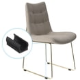 thumbnail image 4 of Uxcell 19mm Rectangle Chair Leg Cover, 40Pcs Plastic Non-Slip Furniture Feet Protectors Tips Covers Black, 4 of 6